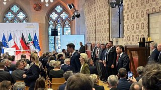 Westfälischer Friedenspreis für Macron in Münster