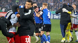 Bildergalerie zum Pokalspiel von Arminia Bielefeld gegen den HSV