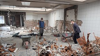 Zwei Jahre Umbau: Einblicke in den Arbeitsalltag an der Markthalle