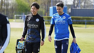 Arminia-Training am Dienstag, 12. April