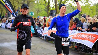 Hermannslauf 2016: Rund um das Ziel an der Sparrenburg