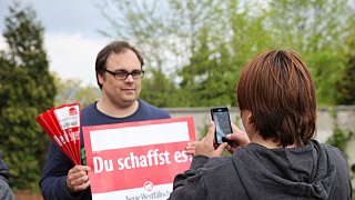 Hermannslauf 2015: Fotos vom Ziel an der Sparrenburg
