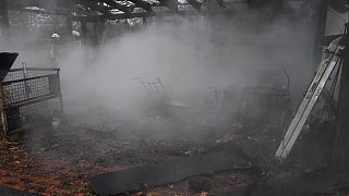 50 Feuerwehrleute löschen Brand in Österwiehe