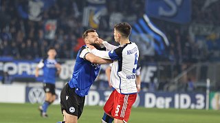 Bildergalerie zum Pokalspiel von Arminia Bielefeld gegen den HSV