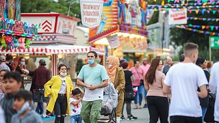 Kirmes auf der Radrennbahn