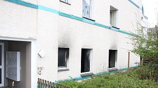 Feuer in einem Wohnhaus am Ostersonntag