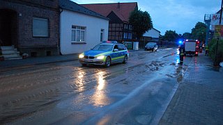 Höxter: Starkregen in Ottbergen