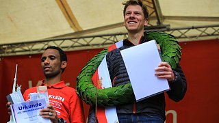 Hermannslauf 2015: Fotos vom Ziel an der Sparrenburg