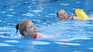 Löhne: Rettungsschwimmer beim DLRG