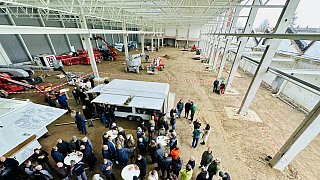 Richtfest bei Delius Delcotex in Jöllenbeck für den Neubau der Halle 5