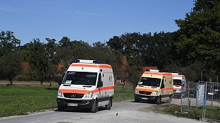 Katastrophenschutzübung auf der A 33 zwischen Halle und Borgholzhausen