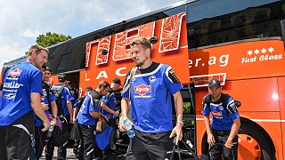 Sommertrainingslager in Lienz: Ankunft der Arminen