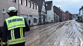 Höxter: Starkregen in Ottbergen