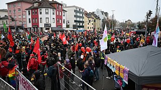 Massenprotest gegen AfD-Jugend in Gießen