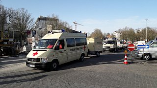 Paderborn: Eindrücke von der Bombenevakuierung in der Innenstadt