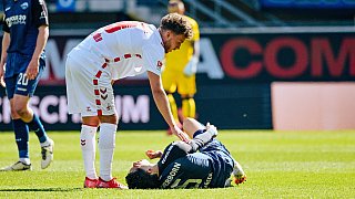 SC Paderborn gegen 1. FC Köln - Impressionen vom Spiel