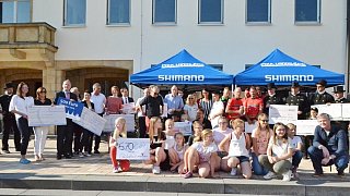 Bad Driburg: Etappenankunft der Glückstour