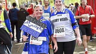 Hermannslauf 2015: Fotos vom Ziel an der Sparrenburg