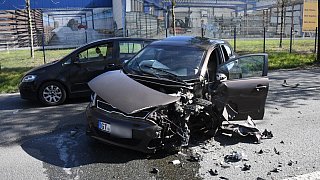 Heftiger Auffahrunfall auf der B61 in Gütersloh