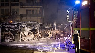 Großbrand in der Bielefelder Innenstadt