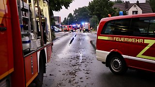 Heftiger Regen im Kreis Herford