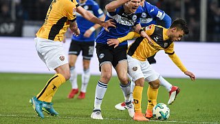 Arminia verliert 2:3 gegen Dresden