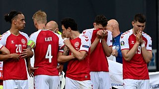 EM-Drama in Kopenhagen: Dänen-Star Eriksen kollabiert