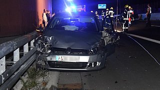 Crash auf A33 bei Halle mit elf Verletzten