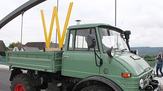 Beverungen: Eröffnung der Weserbrücke und Protestkorso