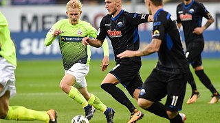 Paderborn gewinnt gegen Hansa Rostock 2:1