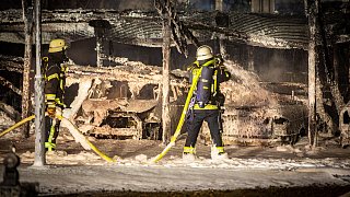 Großbrand in der Bielefelder Innenstadt