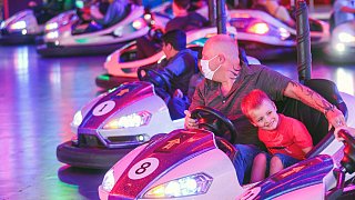 Kirmes auf der Radrennbahn