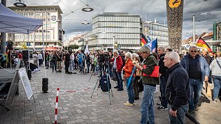 Demonstrationen am Jahnplatz