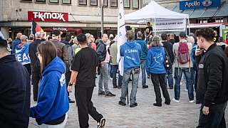 Demonstrationen am Jahnplatz