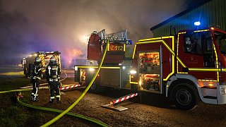Großbrand in Bielefeld Jöllenbeck