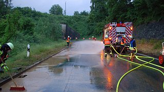 Höxter: Starkregen in Ottbergen
