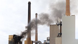 Kraftwerk in Veltheim brennt