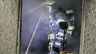 Feuer in einem Wohnhaus am Ostersonntag