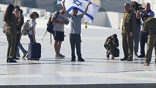 Freigelassene Geiseln in Israel