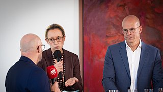 Stichwahl-Duell zwischen Christiana Bauer und Ingo Nürnberger