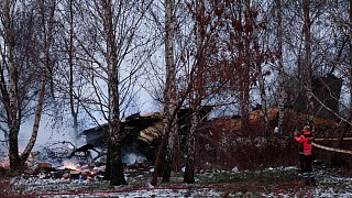 DHL-Flugzeug stürzt in Litauen ab