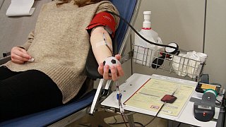 Typisierung und Blutspenden in Hüllhorst: Als Erstspender vor Ort