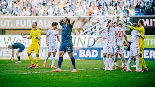 SC Paderborn gegen 1. FC Köln - Impressionen vom Spiel