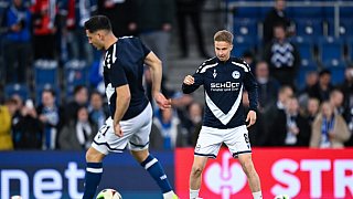 Pokalsensation in Bielefeld : Arminia Bielefeld fährt nach Berlin
