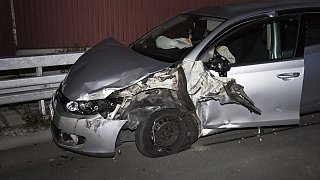 Crash auf A33 bei Halle mit elf Verletzten