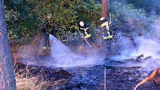 Waldbrand im Rhedaer Forst gelöscht