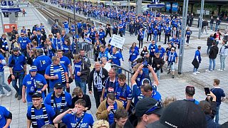 Die schönsten Bilder vom Arminia-Fanfest in Berlin