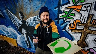 Ein Stadtrundgang mit Kennern der Graffiti-Kunst