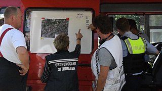 Großeinsatz an Volksbank in Steinhagen
