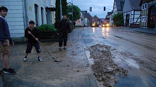 Höxter: Starkregen in Ottbergen